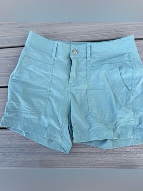 Prana Women's Light Aqua Hiking Shorts